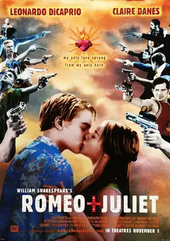 

ROMEO AND JULIET DICAPRIO canvas Prints Wall Art For Living Room Bedroom Decor