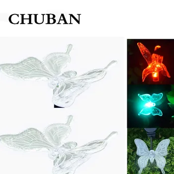 

CHUBAN Solar Path Lights LED Solar Power Buried Light Christmas Decor Garden Lawn Path Lighting Colorful Color Changing Lamp
