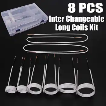 

8Pcs Mini Magnetic Heater DIY Induction Coils Induction Coil Ductor Magnetic Induction Heater Kit Flameless Heat Accessories