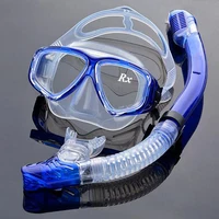 Optical Diving Gear Kit Myopia Snorkel Set, Different Strength for Each Eye, Nearsighted Dry Top Scuba Mask 1