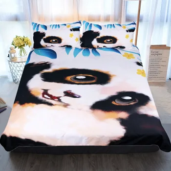 

BEST.WENSDc18 Quality Super soft Unicorn Bedding Cartoon Duvet Cover set 3D Dinosaur World bed set 2/3pcs Twin kids bedding set