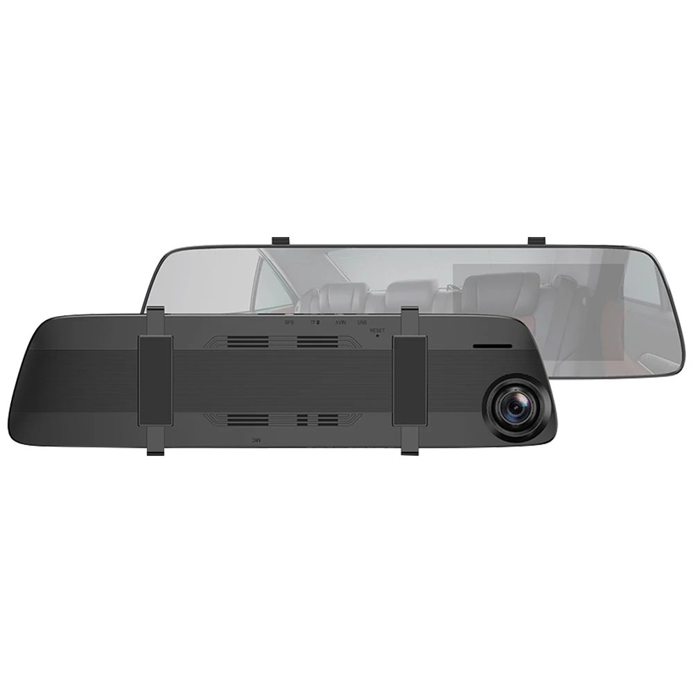 4,5 ''двойной объектив Dash Cam зеркало заднего вида ночная версия камеры широкоугольный Dashcam в автомобильная видеокамера автомобиль с Full HD камерой рекордер A5