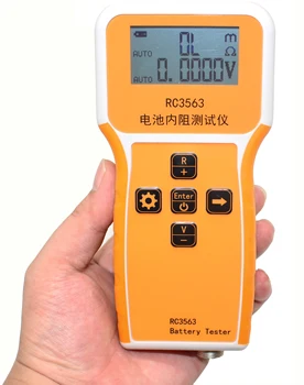 

Free Shipping RC3563 High Precision Handheld Battery Internal Resistance Tester Lead Lithium Nickel Chromium Battery Tester