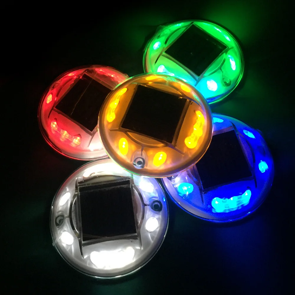 От производителя; солнечной 10LED круг НЛО Водонепроницаемый Спайк че дао Дэн световой выключатель настенный светильник Amazon Лидер продаж
