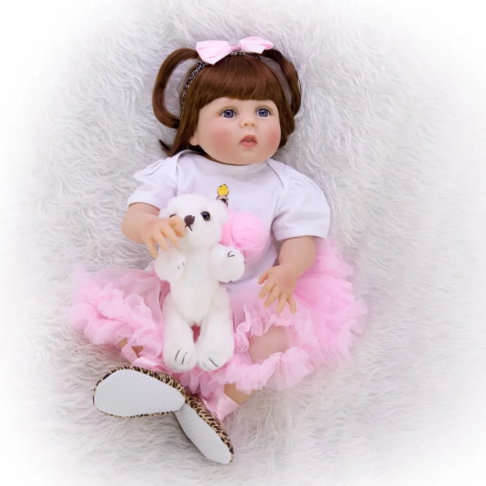 Bebes reborn victoria girl dolls 2" полный корпус силиконовые детские куклы для детей подарок может войти в воду bonecas brinquedo menino