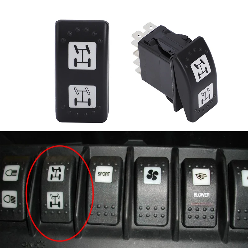 4WD Button Switch 710001737 Four Wheel Drive Switch for Can Am 2011