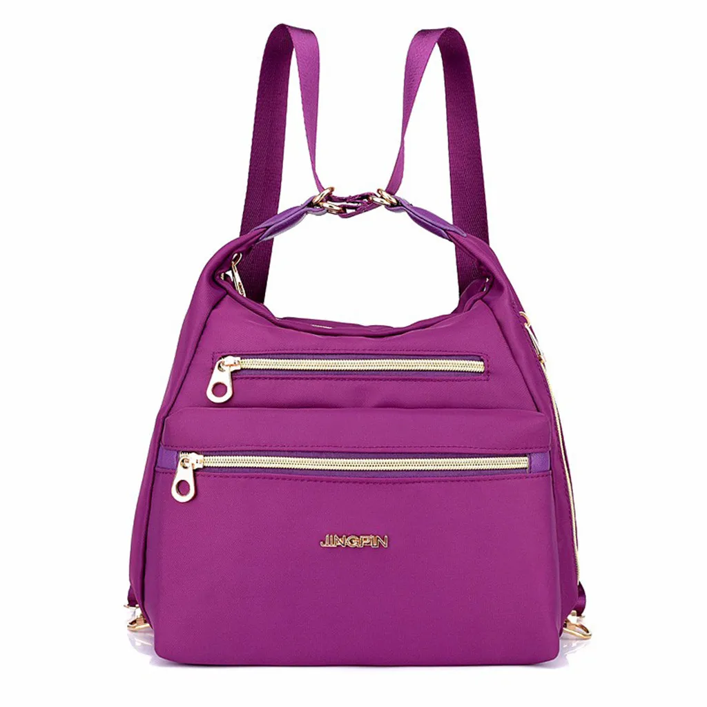 Нейлоновый водонепроницаемый рюкзак для женщин большой емкости женские двойные сумки на плечо женский рюкзак ранец для путешествий Bolsa# YL5