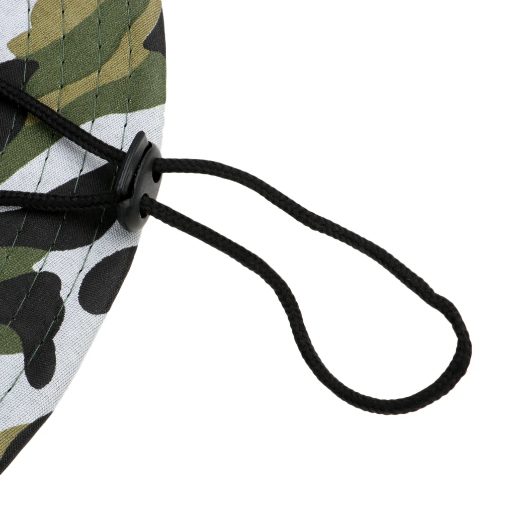 Summer Boonie Mesh Bucket Safari String Hap Cap Men Women Fishing Beach Outdoor Camping Hiking Hat