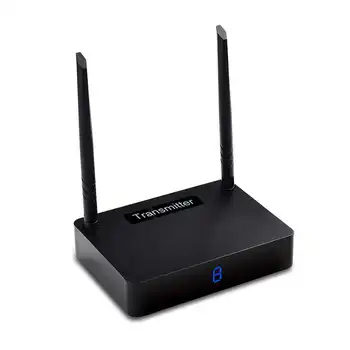 

Hd595 3D Holographic Projector Wireless Hdmi Transmitter Receiver Video 5.8 Ghz 450M Sender Extender With Digital Display Uk Plu