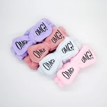 Fashion Letter Wash Face Turban Headbands For Women Girls Cute Hair Holder Hairbands Hair Bands Headwear Hair Accessories