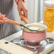 Северные ветра керамическая эмаль молочный суп, каша горшок бытовой вакуумный замачивания лапша маленькая кухонная техника, индукционная плита части кастрюля для тушения кастрюля