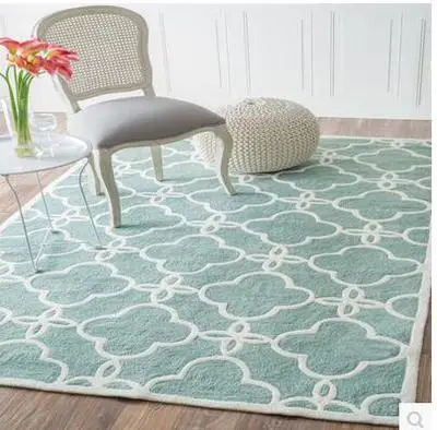 Large High Quality Handwoven Wool Carpets For Living Room Chinese Wool Carpet Bedroom Kids Rug Thick Plush Soft Floor Carpets - Цвет: Многоцветный