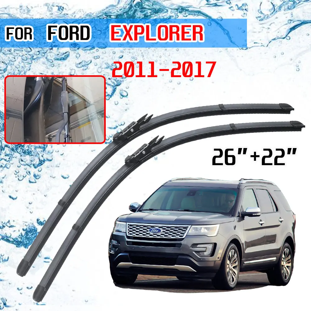 Щетки стеклоочистителя для Ford Explorer 2011 20112 20113 2014 2015 2016 2017 аксессуары лобового