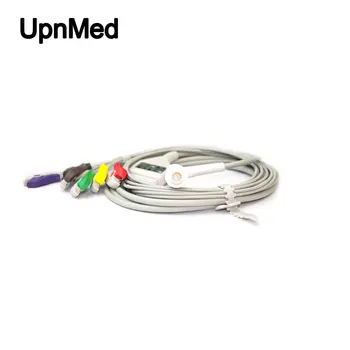 

Compatible Corpuls 3 one piece 6 lead ECG Patient cable, Grabber/ clip,11 pin
