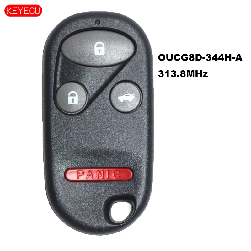 KEYECU 3+ 1B 313,8 Мгц дистанционный ключ для Honda 2002-2004 FCC: OUCG8D-344H-A бесплатное Программирование