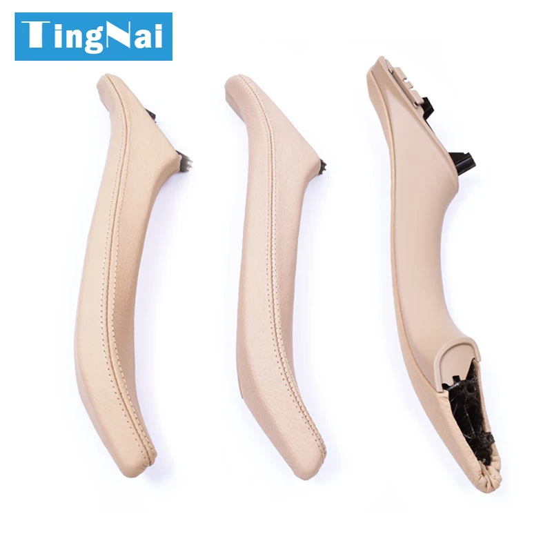 

6 Colors 3PCS Passenger Side Interior Door Leather Pull Handle Set Replacement for BMW 5 Series F10 F11 F18