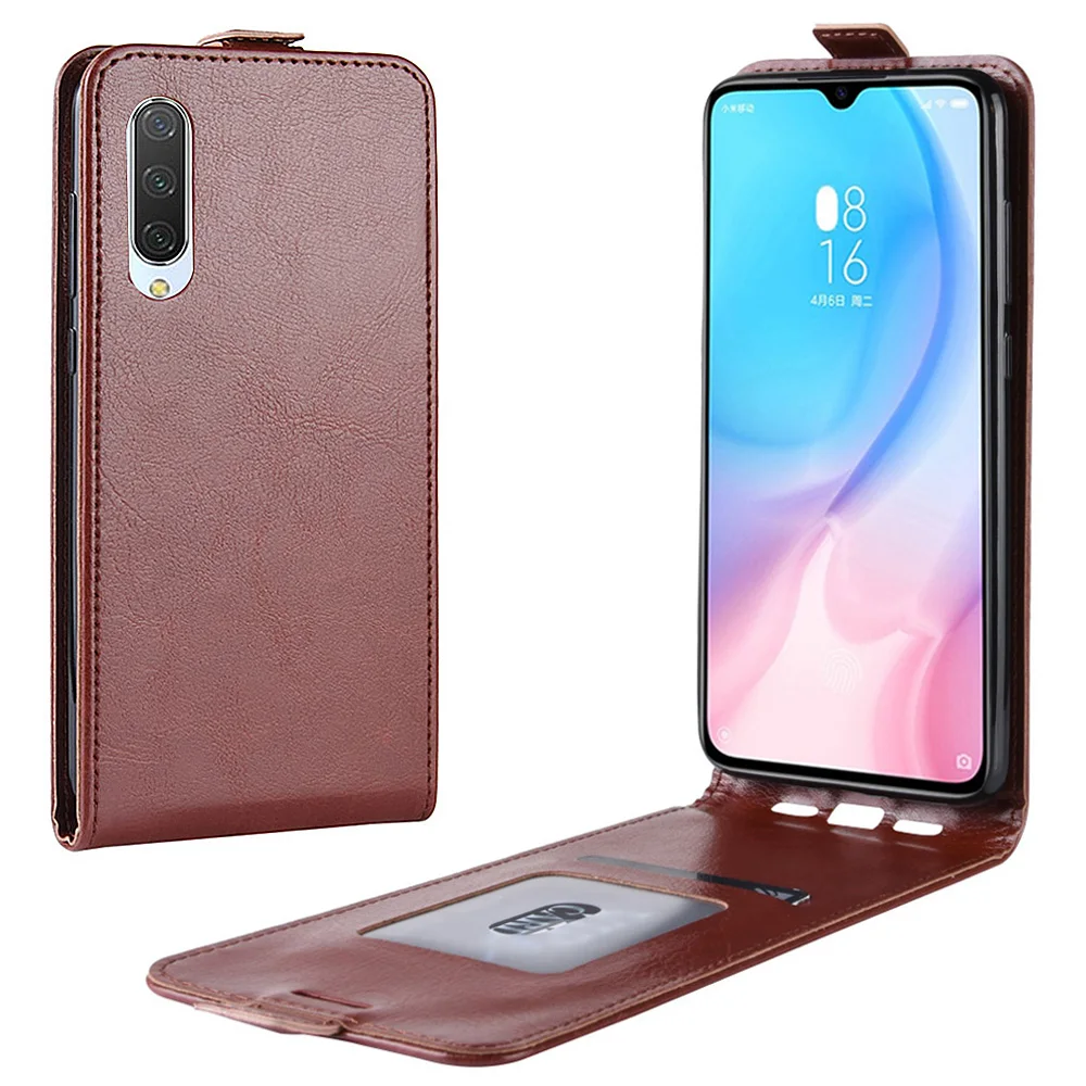 JONSNOW Flip Leather Case for Xiaomi Mi CC9e Mi A3 6.01" Phone Cover Protective Cases with Card Slot for Mi CC9 Mi A3 Lite 6.39"