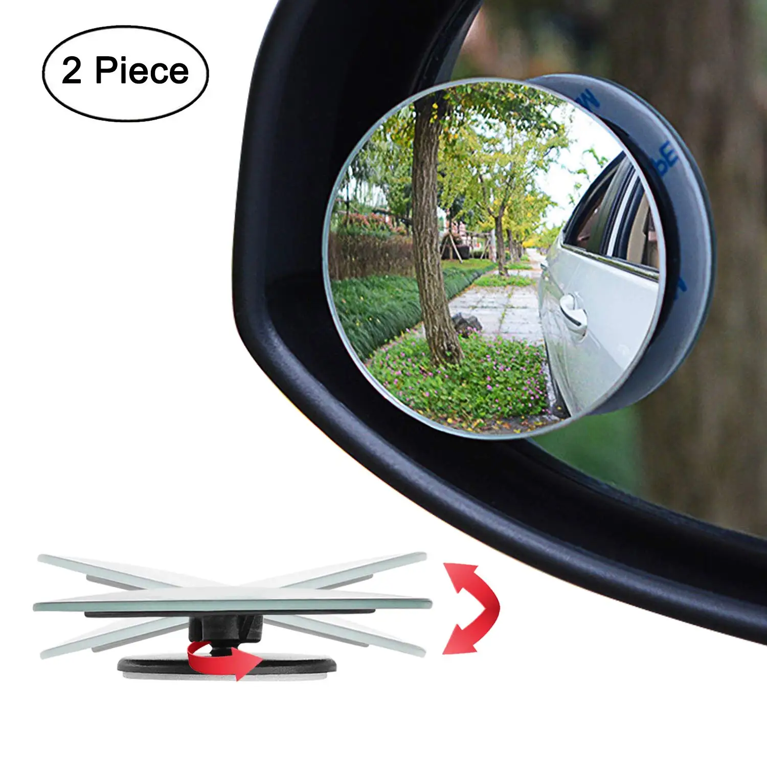 

Car Rearview Mirrors 360 Degree auto Blind Spot FOR renault megane 2 honda civic 2005 mazda 6 2017 honda civic 2008
