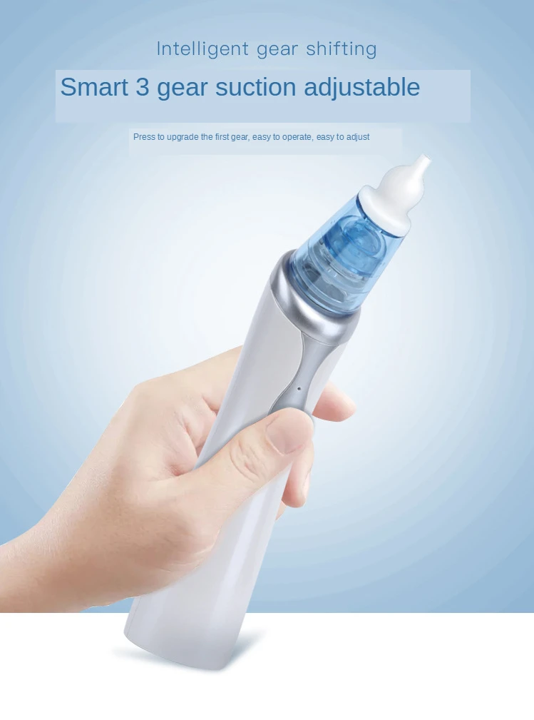 Nariz do Bebê Limpo de Alta Acessórios do Bebê Qualidade Silicone Nasal Aspirador Crianças Seguro Higiênico Nariz Mais Limpo Recém Nascido Cuidados 5 Aspirador nasal