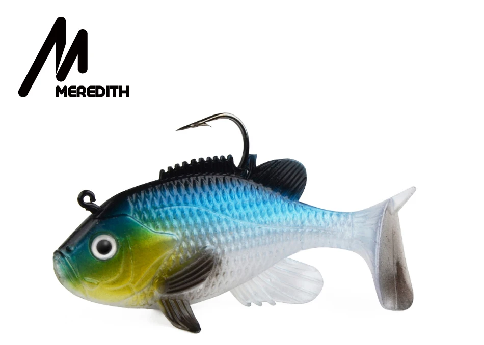 Meredith 3 шт. Sunfish 8 см 21,6 г грузило для рыбалки приманки искусственные мягкие приманки для рыбалки Мягкие приманки воблеры свинцовая Приманка снасти