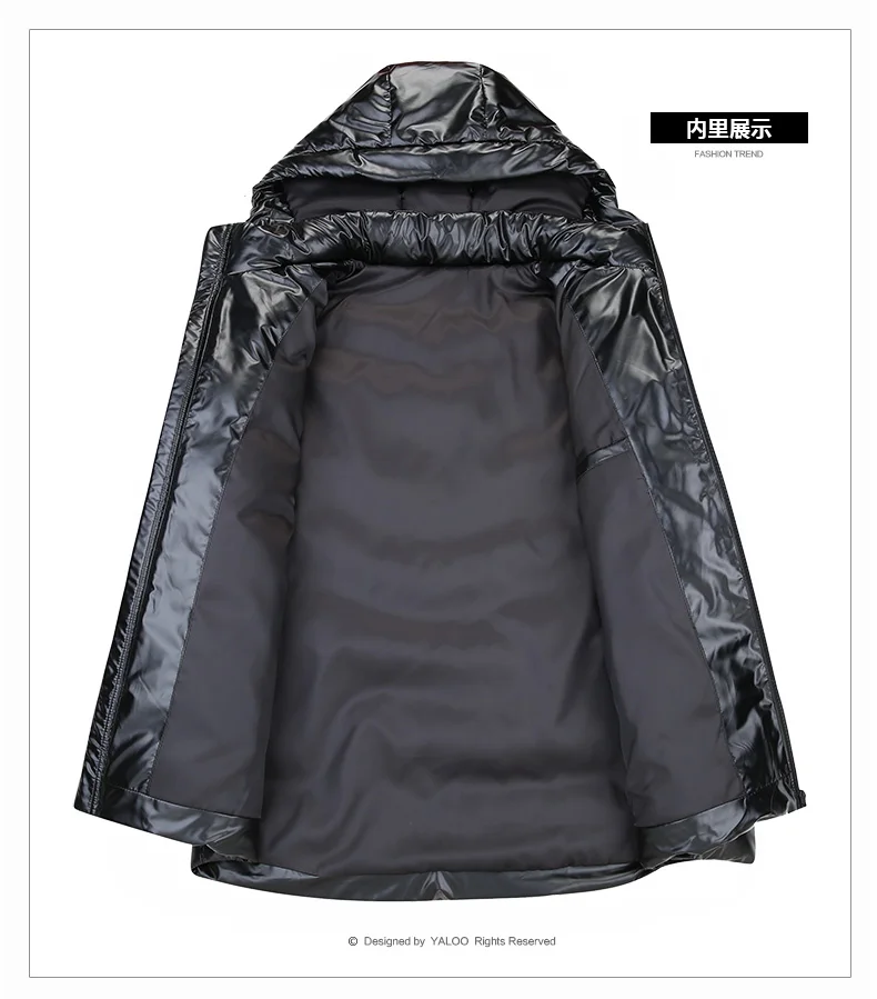 Large size Men Winter jacket Casual fat Hooded Parka Men Fashion Patchwork Cotton Coat Thick Warm Male Parka Zipper Jacket