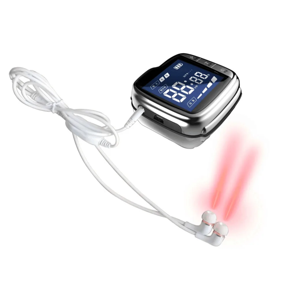 LASTEK SUPER 650nm Laser Therapeutic Wrist Watch For Blood Purification Cardiovascular disease Diabetes Cure