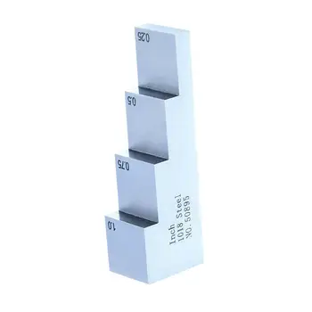 Price 2021 4-step Certified Calibration Block Ultrasonic Thickness 0.25''-1'' Ultrasonic Width Measuring Instruments Physical Part New