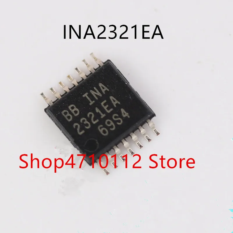 Бесплатная доставка Новинка 10 шт./лот INA2321EA INA2321E INA2321 TSSOP 14|Аксессуары для батарей
