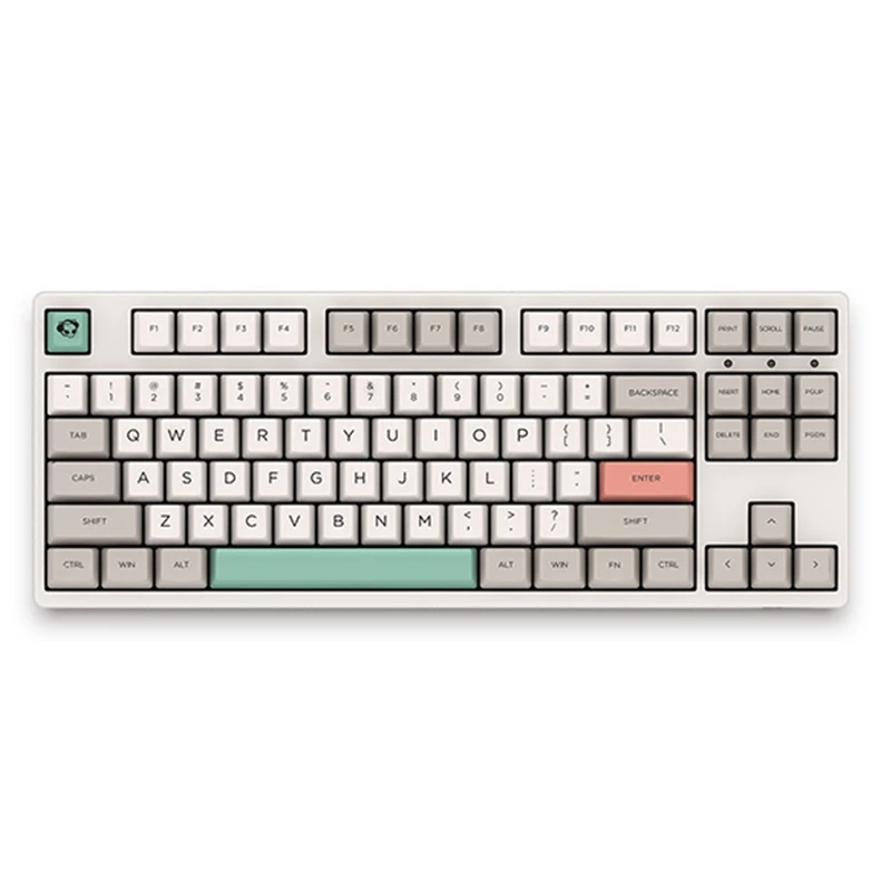 AKKO 3087 9009 Ретро 87 клавиш USB Проводная Механическая клавиатура 85% PBT Keycaps Вишневый переключатель usb type-C игровая клавиатура для ПК