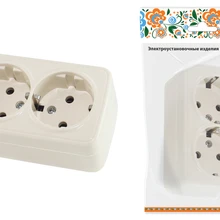 розетка 2п 3 16а открытая установка. сосна iek ero21-k03-16-dc. розетка 2 м. уст. Schneider electric артикул: pa16-011k.