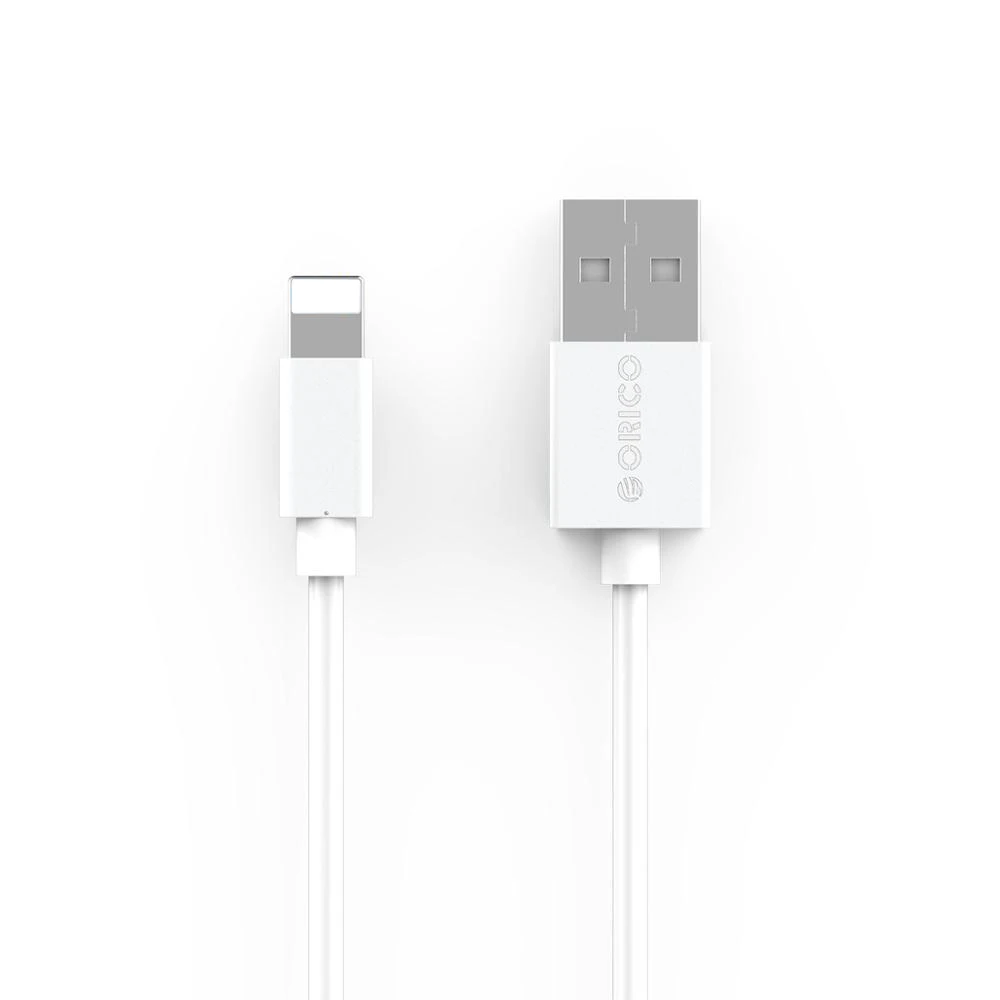 3 pieces ORICO Премиум кабель для iPhone Освещение USB кабель для зарядки USB кабель синхронизации для iPhone 6 7 8 белый 1 м - Цвет: 3 pieces