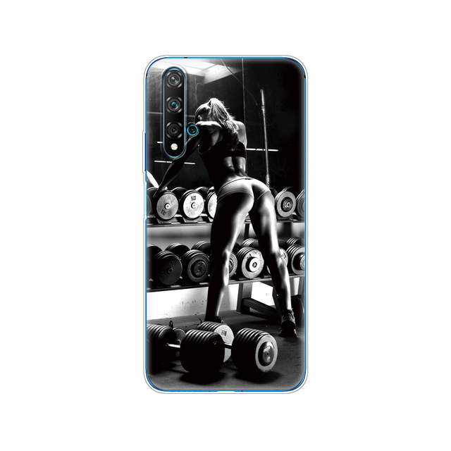 For Huawei Nova 5T Case Soft TPU Back Silicon Phone Cover For Nova5T 5 T YAL-L21 6.26'' Fundas Coque Bumper Skin shockproof