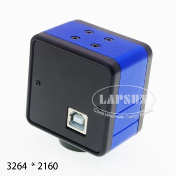 

7MP 3264*2160 USB 2.0 HD PC Industrial Microscope Camera / 5X-100X Zoom Lens 144 LED Ring Light Stand Full Set