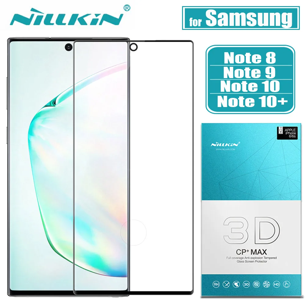 for Samsung Note 20 S21 Ultra S20 Plus Screen Protector Nillkin Full Coverage Safety Tempered Glass for Galaxy Note 10 Plus 9 8