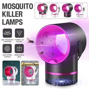 

Led Mosquito Killer Lamp USB Chargeable Electric Mosquito Repellent Light Homeuse Safety Silent Killing Pest Repellents