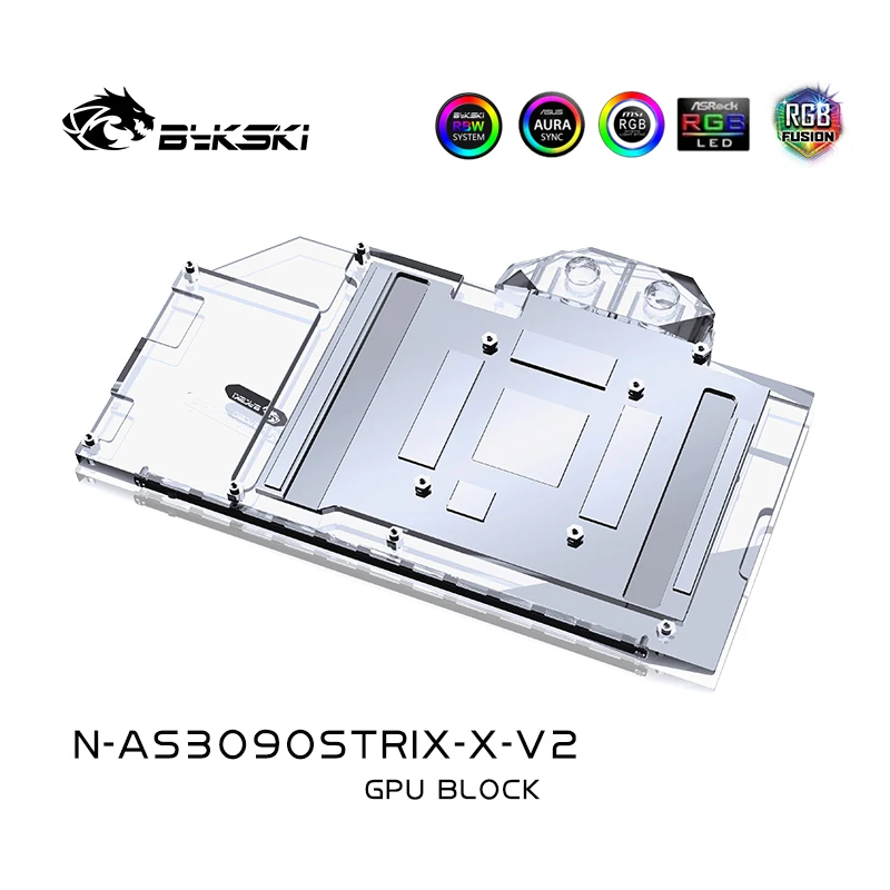 Bykski N-AS3090STRIX-X-V2 PC water cooling Radiator GPU