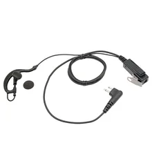 

2 Pin G Shape Clip-Ear Headset Walkie Talkie Earpiece for Motorola Two Way Radio CP200 CP200D CP185 DTR650 PR400 EP450 CLS1110