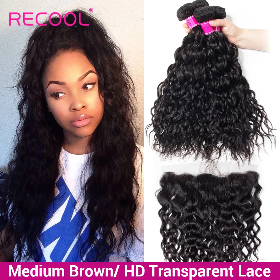 human hair bundles with lace frontal