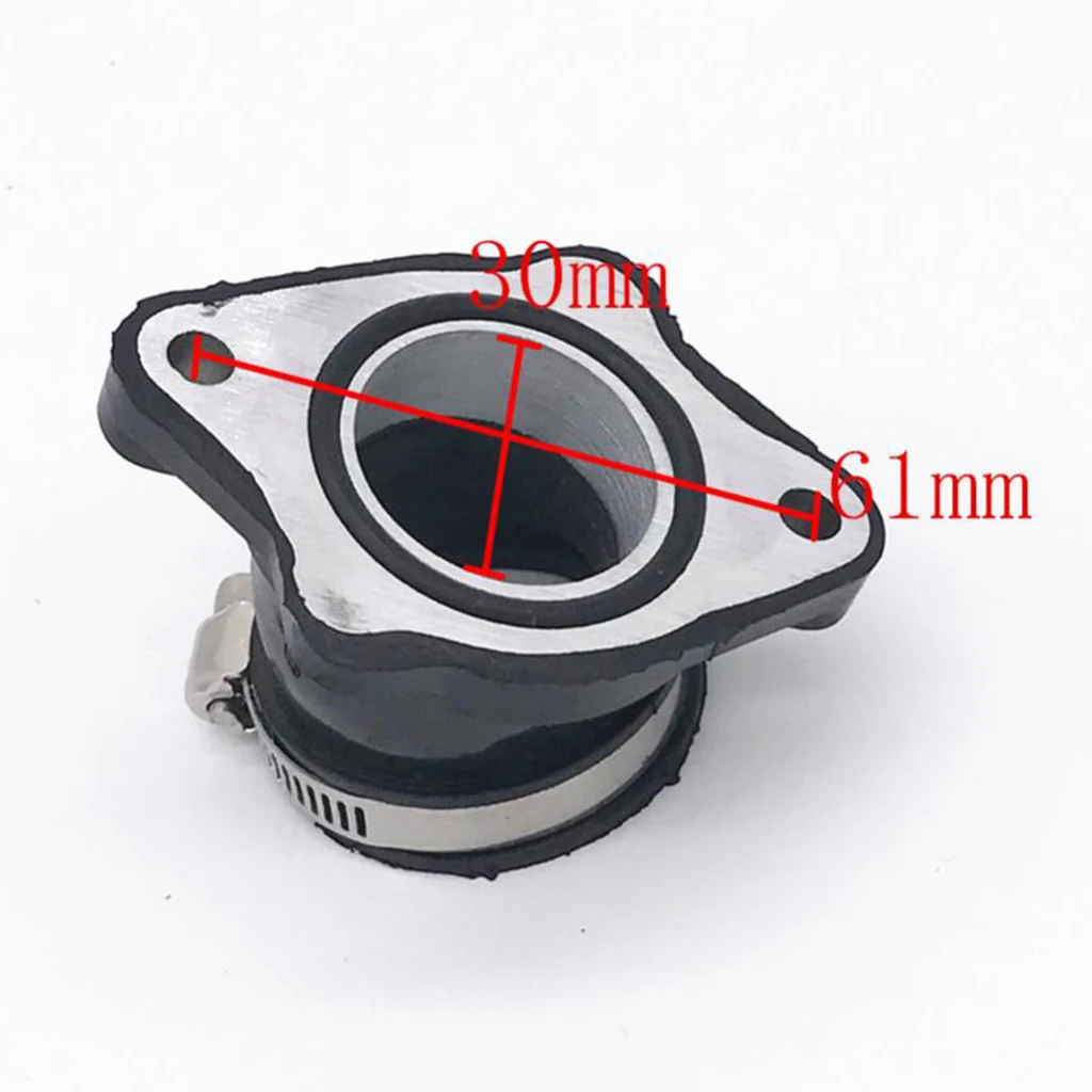 Intake Carburetor Boot Flange 30mm For CG 200-250cc ATV Go Kart Buggy