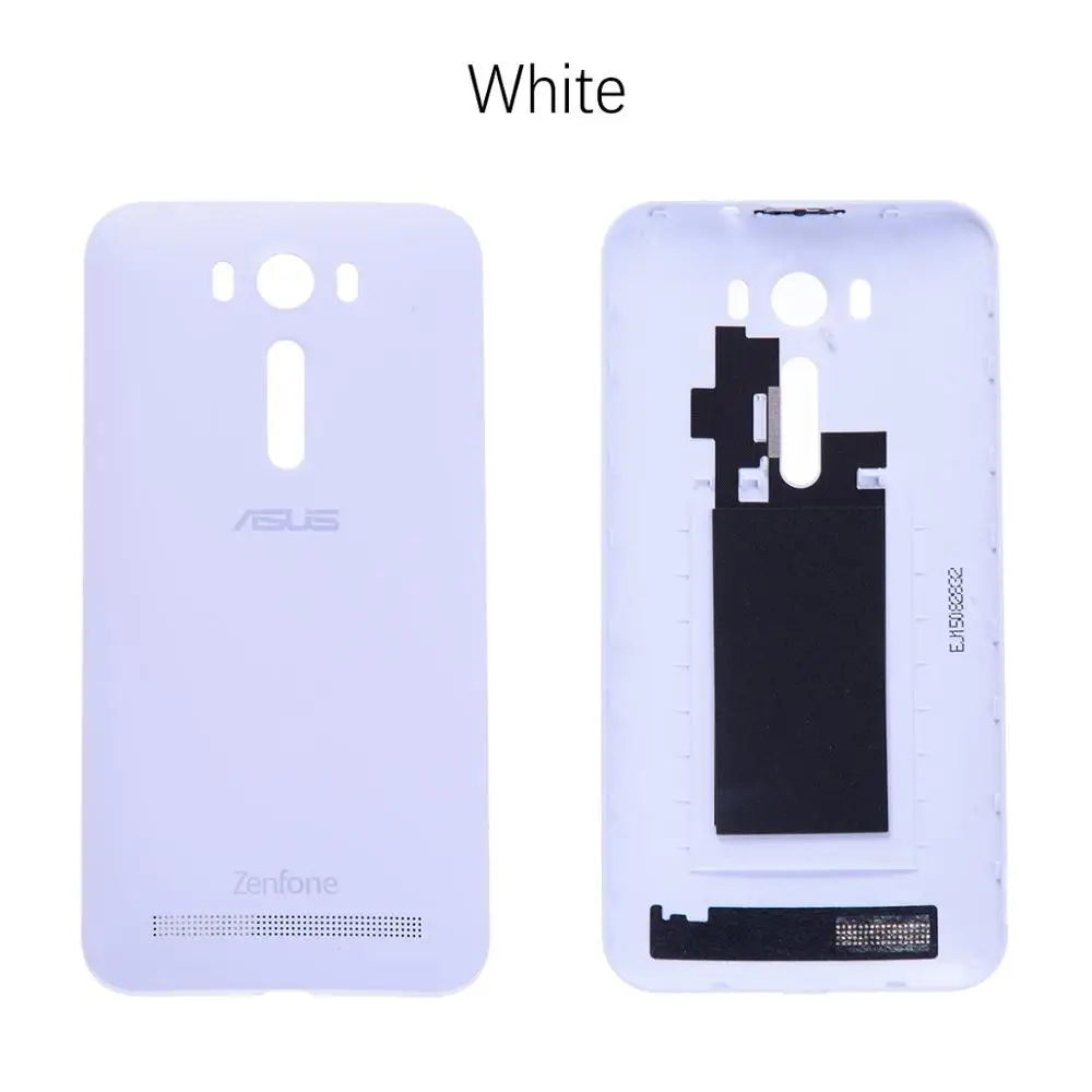 Чехол для Asus Zenfone 2 Laser ZE550KL задняя крышка батарейный чехол запасные части для мобильного телефона - Цвет: White