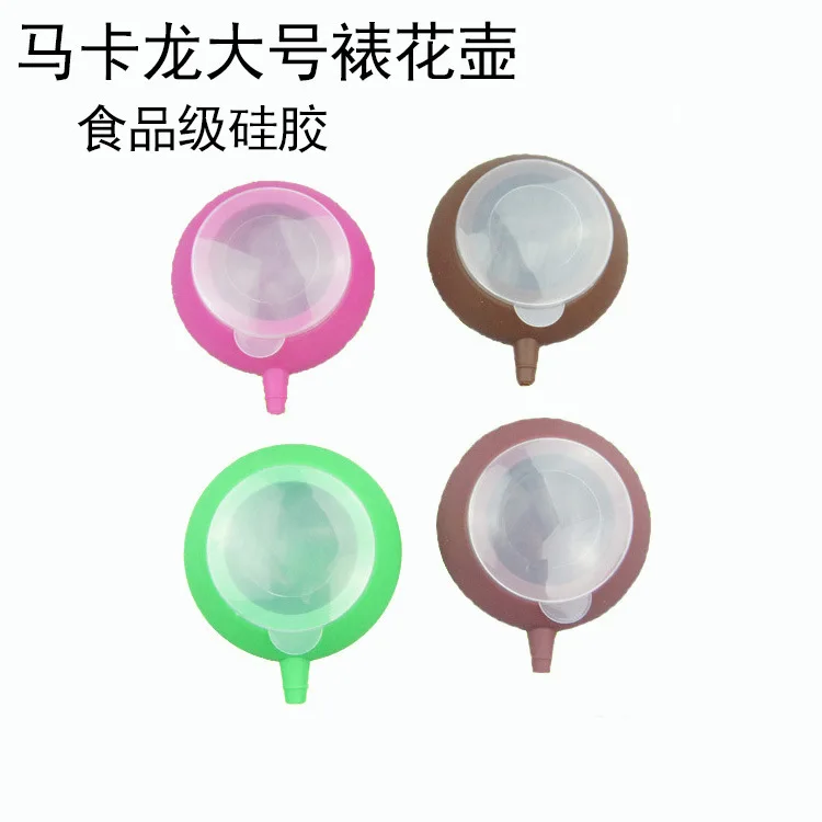Large Size Tea Pot-Shaped Silica Gel Decorating Cream Maker Silica Gel Macarons Do Cake Milking Oil Bottle Squeeze Sauce Milking