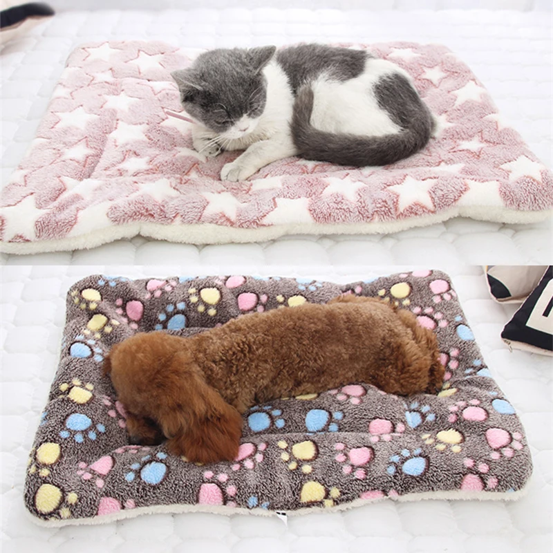 Pet Mats Thicken Soft Cat Bed for Dog Alfombra Mat Winter Blanket Products For Small Large Dogs Carpet | Дом и сад