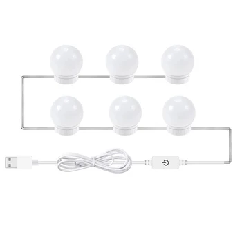 

Led Vanity Mirror Lights Kit With Dimmable Light Bulbs For Makeup Vanity Table Set In Dressing Room Lighting Fixture Strips Retr