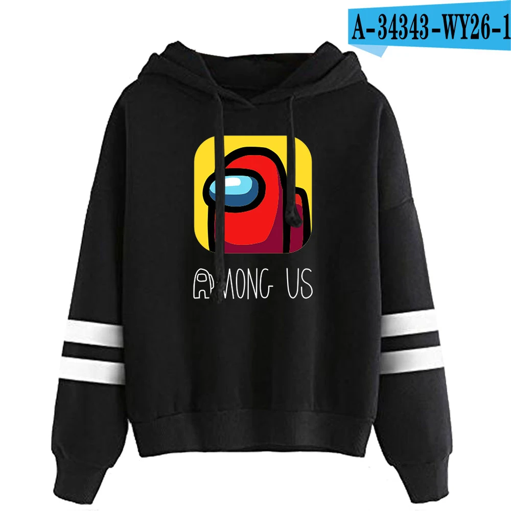 AMONG US THEMED STRIPED HOODIE (25 VARIAN)