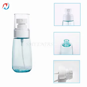 

Free Shipping 60ml Fine Mist Spray Bottle 2oz Plastic Empty Clear Refillable Travel Container Essences Rose Water Mister