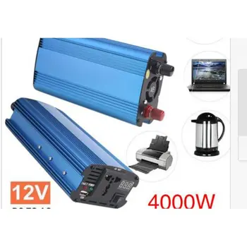 

4000W Car Power Inverter Charger DC 12V/24V To AC 220V Sine Wave Converter Interfaces Voltage Transformer Adapter