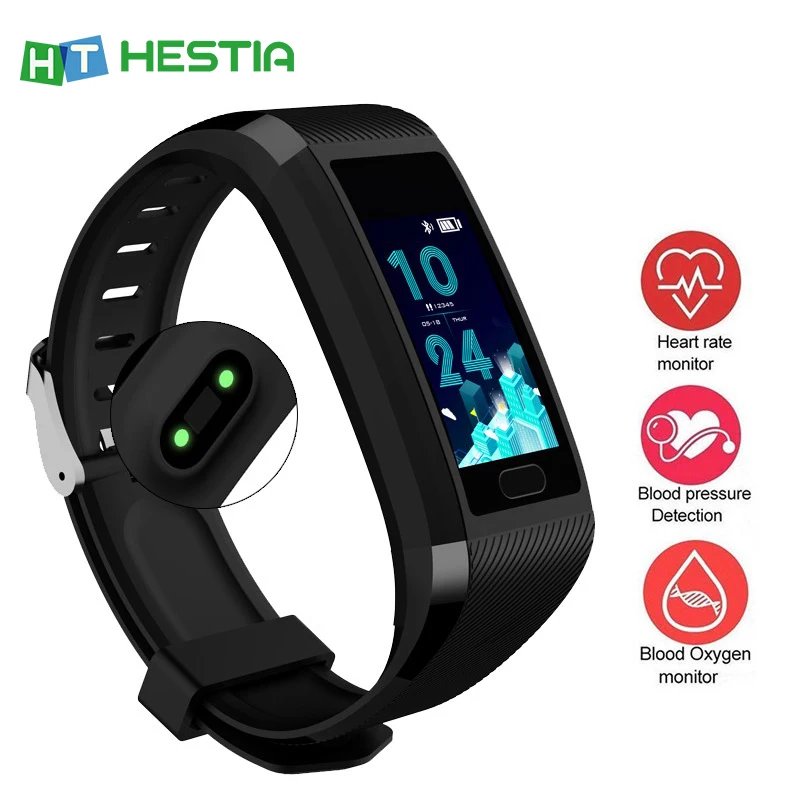 

118 Plus Smart Bluetooth Wristband Health Fitness Tracker Band Heart Rate Monitoring Waterproof Blood Pressure Sport Bracelet
