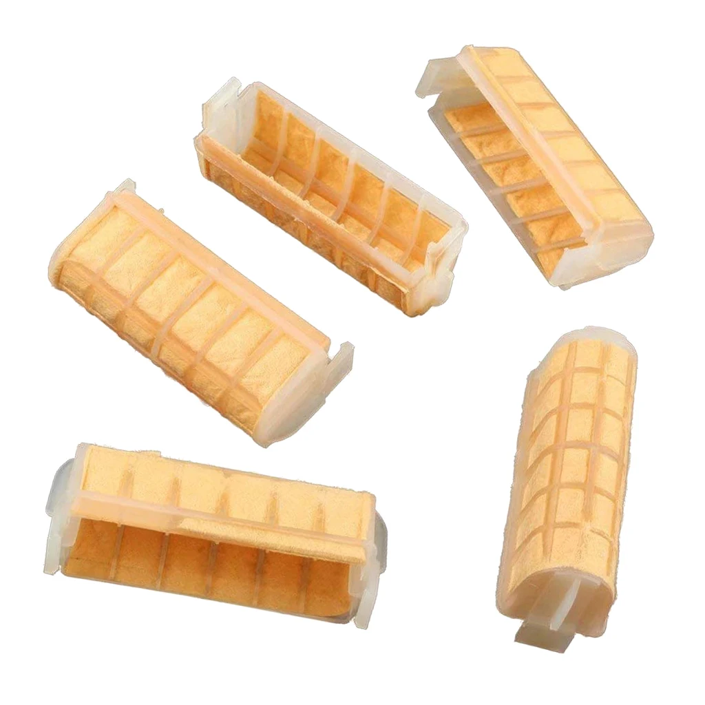 STIHL Chainsaw Air Filter Replacement Part Fits MS250 MS230 MS210 023 025 250 230 210, 5 Pack, Yellow, 9x3x4cm