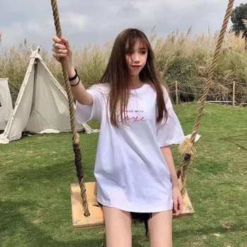 

Women T Shirt Goblet Printed Short Sleeve O-neck Funny T-shirt Wine Casual Women Tee Shirt Streetwear white color