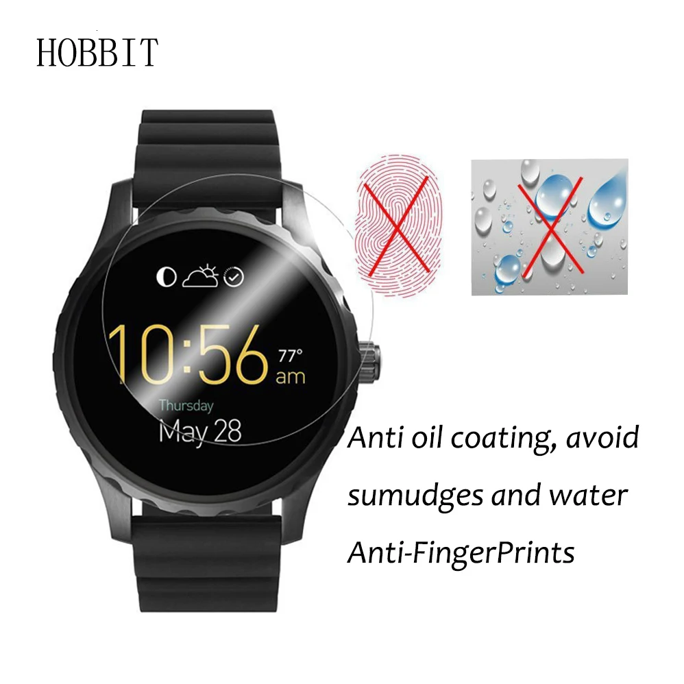 3 упаковки для Fossil Q Marshal 7H Взрывозащищенный протектор экрана высокой четкости анти-шок SmartWatch защитная пленка